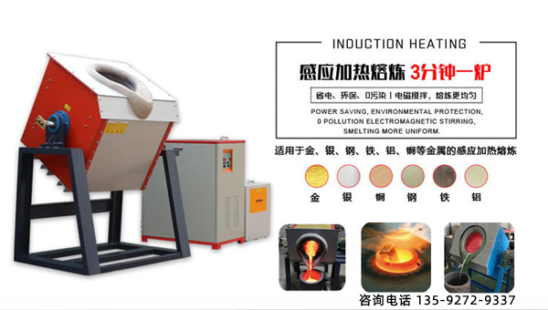 小型熔炼炉由电感线圈、炉架和回炉废料(坩塌)组成
